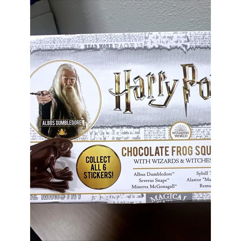 Lot 9  Harry Potter Chocolate Squishy Frog Toy Brown Noble Collection W/ Sticker